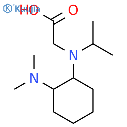 [(2-Dimethylamino-cyclohexyl)-isopropyl-amino]-acetic acid structure