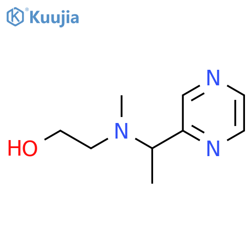2-[Methyl-(1-pyrazin-2-yl-ethyl)-amino]-ethanol structure