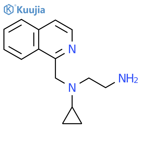 N*1*-Cyclopropyl-N*1*-isoquinolin-1-ylmethyl-ethane-1,2-diamine structure