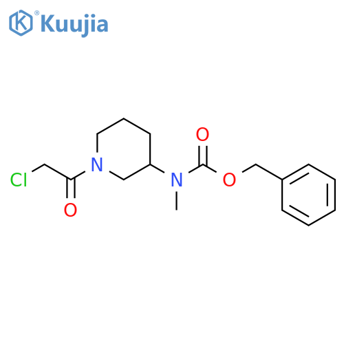 [1-(2-Chloro-acetyl)-piperidin-3-ylMethyl]-carbaMic acid benzyl ester structure