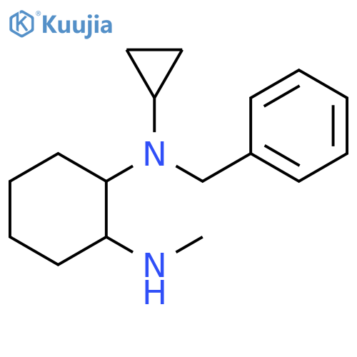 N-Benzyl-N-cyclopropyl-N'-methyl-cyclohexane-1,2-diamine structure