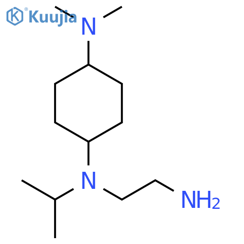 N-(2-AMino-ethyl)-N-isopropyl-N',N'-diMethyl-cyclohexane-1,4-diaMine structure