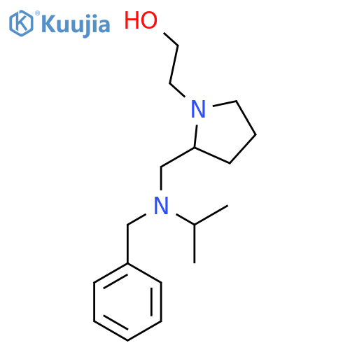 2-{2-[(Benzyl-isopropyl-amino)-methyl]-pyrrolidin-1-yl}-ethanol structure