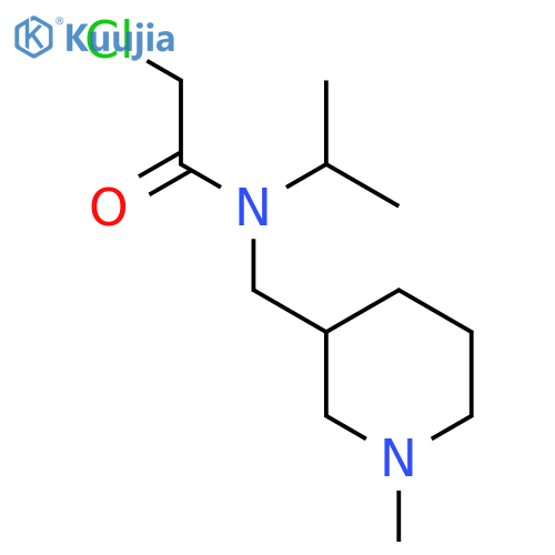 2-Chloro-N-isopropyl-N-(1-methyl-piperidin-3-ylmethyl)-acetamide structure