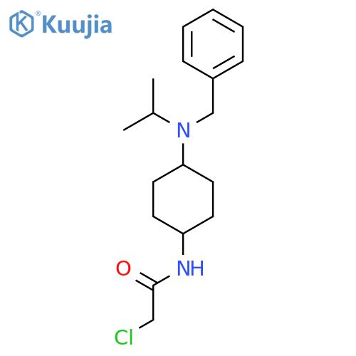 N-[4-(Benzyl-isopropyl-amino)-cyclohexyl]-2-chloro-acetamide structure