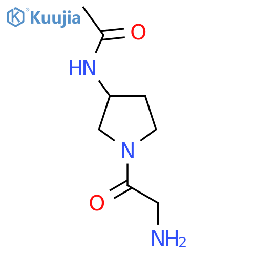 N-[1-(2-Amino-acetyl)-pyrrolidin-3-yl]-acetamide structure