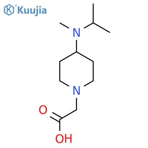 [4-(Isopropyl-methyl-amino)-piperidin-1-yl]-acetic acid structure