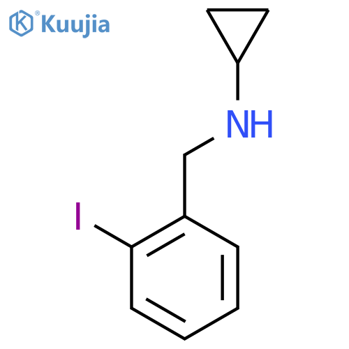 N-(2-Iodobenzyl)cyclopropanamine structure