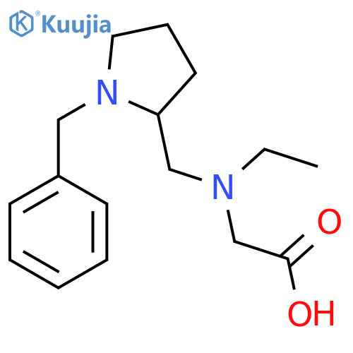 [(1-Benzyl-pyrrolidin-2-ylmethyl)-ethyl-amino]-acetic acid structure