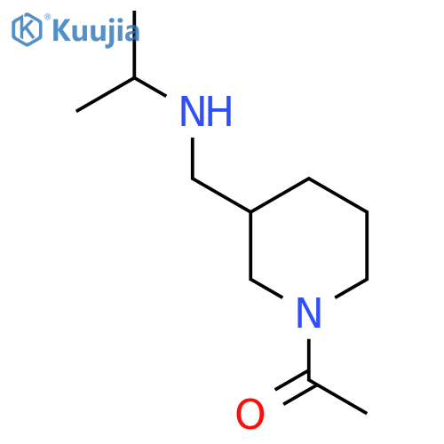 1-[3-(Isopropylamino-methyl)-piperidin-1-yl]-ethanone structure