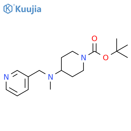 4-(Methyl-pyridin-3-ylMethyl-aMino)-piperidine-1-carboxylic acid tert-butyl ester structure