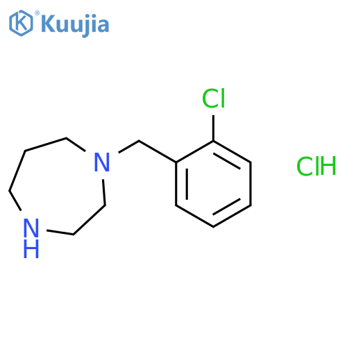 1-(2-Chlorobenzyl)-1,4-diazepane hydrochloride structure