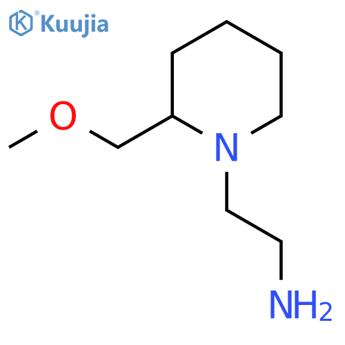 2-(2-Methoxymethyl-piperidin-1-yl)-ethylamine structure
