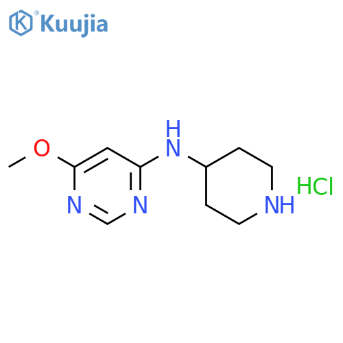 6-Methoxy-N-(piperidin-4-yl)pyrimidin-4-amine hydrochloride structure