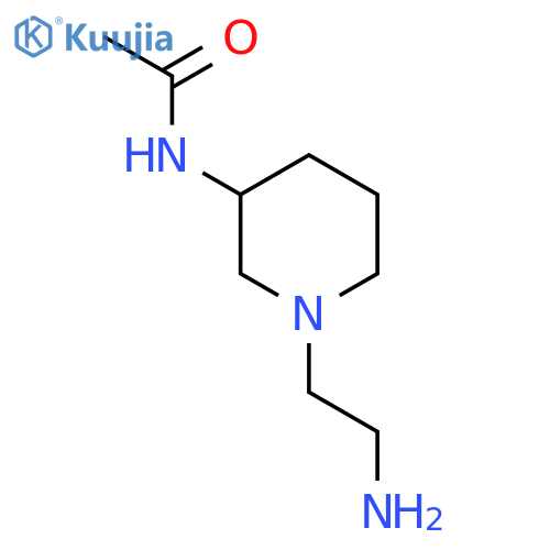 N-[1-(2-Amino-ethyl)-piperidin-3-yl]-acetamide structure
