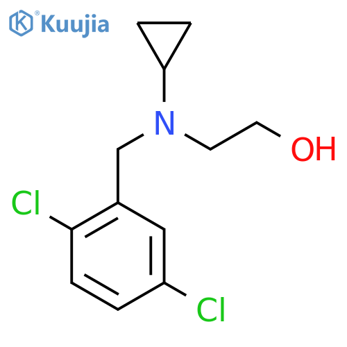 2-[Cyclopropyl-(2,5-dichloro-benzyl)-amino]-ethanol structure