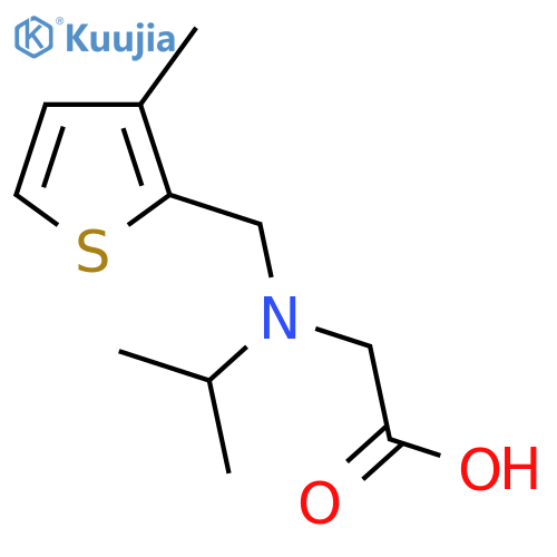 [Isopropyl-(3-methyl-thiophen-2-ylmethyl)-amino]-acetic acid structure