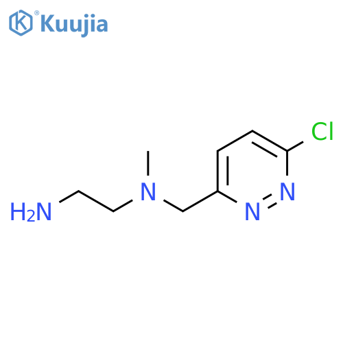 N*1*-(6-Chloro-pyridazin-3-ylmethyl)-N*1*-methyl-ethane-1,2-diamine structure