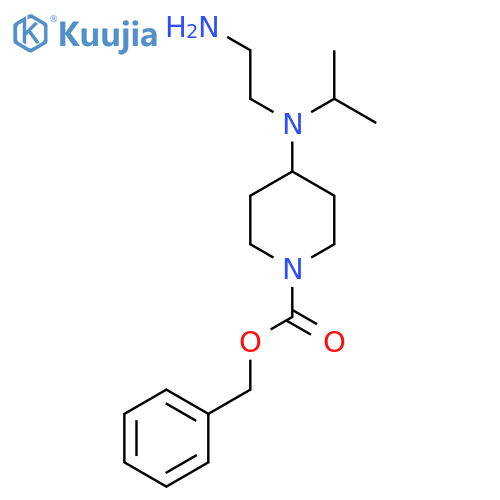 4-[(2-Amino-ethyl)-isopropyl-amino]-piperidine-1-carboxylic acid benzyl ester structure