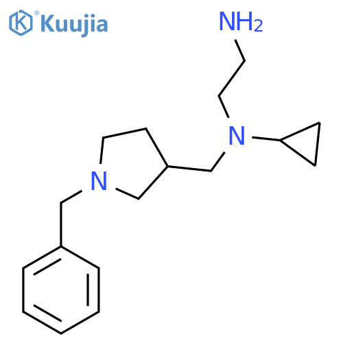N*1*-(1-Benzyl-pyrrolidin-3-ylmethyl)-N*1*-cyclopropyl-ethane-1,2-diamine structure