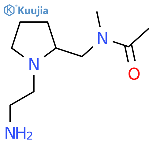 N-[1-(2-Amino-ethyl)-pyrrolidin-2-ylmethyl]-N-methyl-acetamide structure