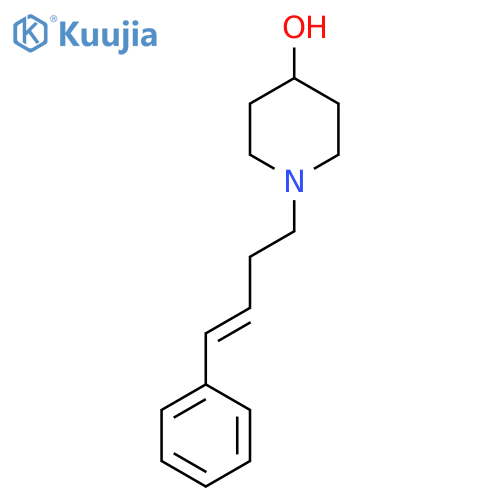 1-((E)-4-Phenyl-but-3-enyl)-piperidin-4-ol structure