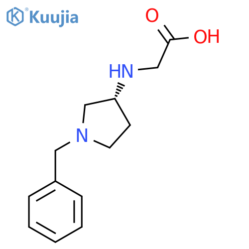 ((R)-1-Benzyl-pyrrolidin-3-ylamino)-acetic acid structure