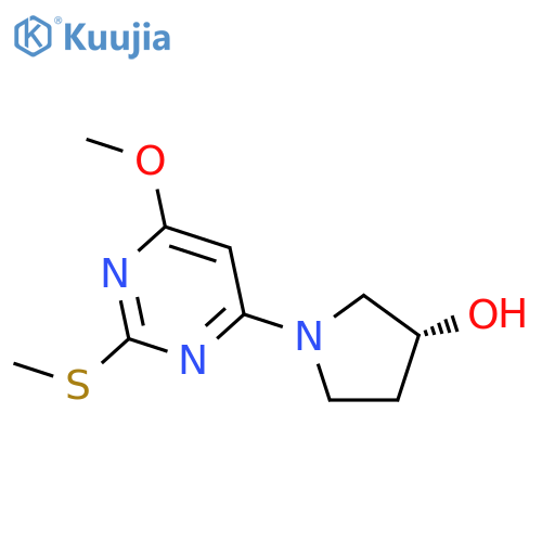 (R)-1-(6-Methoxy-2-(methylthio)pyrimidin-4-yl)pyrrolidin-3-ol structure