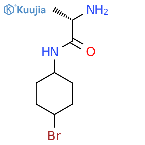 (S)-2-Amino-N-(4-bromo-cyclohexyl)-propionamide structure