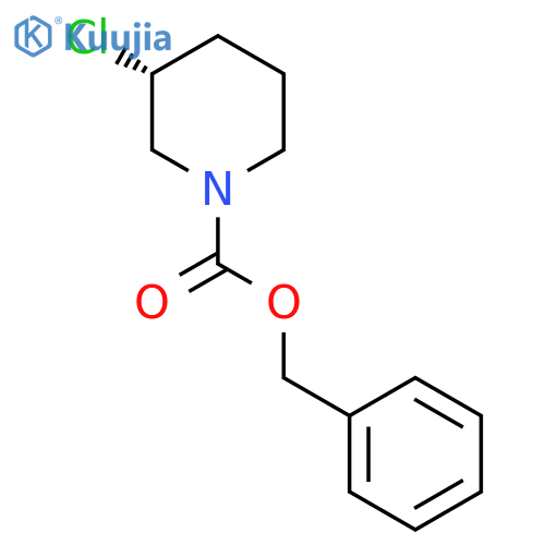 (R)-3-Chloro-piperidine-1-carboxylic acid benzyl ester structure