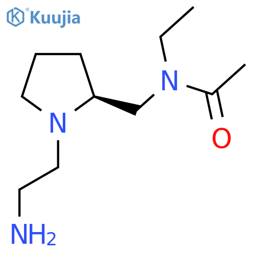 N-[(S)-1-(2-Amino-ethyl)-pyrrolidin-2-ylmethyl]-N-ethyl-acetamide structure