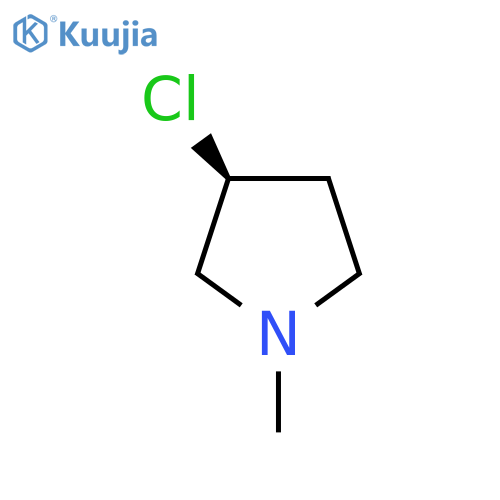 (S)-3-Chloro-1-methyl-pyrrolidine structure