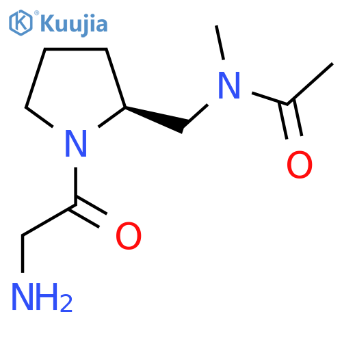 N-[(S)-1-(2-Amino-acetyl)-pyrrolidin-2-ylmethyl]-N-methyl-acetamide structure