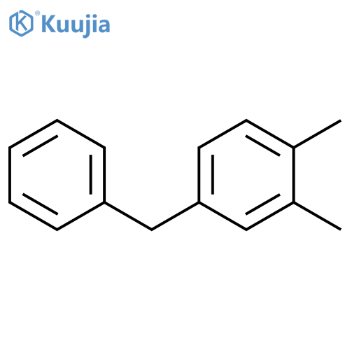 Benzene,1,2-dimethyl-4-(phenylmethyl)- structure