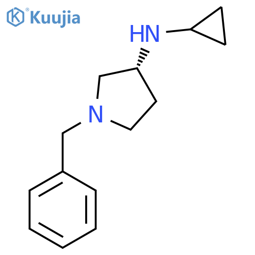 ((R)-1-Benzyl-pyrrolidin-3-yl)-cyclopropyl-amine structure