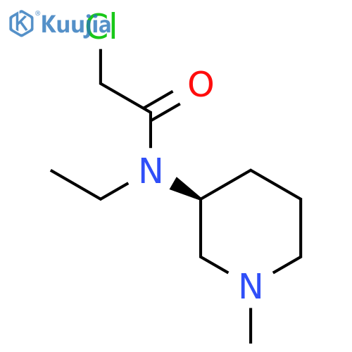 2-Chloro-N-ethyl-N-((S)-1-methyl-piperidin-3-yl)-acetamide structure