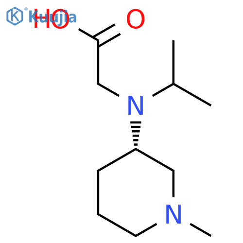 [Isopropyl-((S)-1-methyl-piperidin-3-yl)-amino]-acetic acid structure