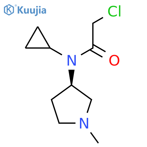 2-Chloro-N-cyclopropyl-N-((R)-1-methyl-pyrrolidin-3-yl)-acetamide structure