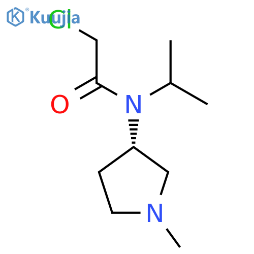 2-Chloro-N-isopropyl-N-((S)-1-methyl-pyrrolidin-3-yl)-acetamide structure