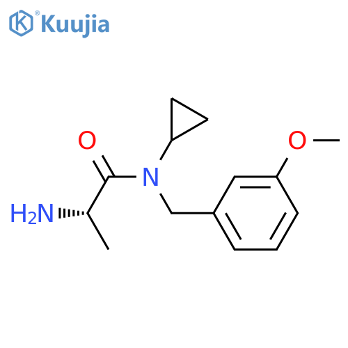 (S)-2-AMino-N-cyclopropyl-N-(3-Methoxy-benzyl)-propionaMide structure