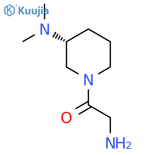 2-Amino-1-((R)-3-dimethylamino-piperidin-1-yl)-ethanone structure