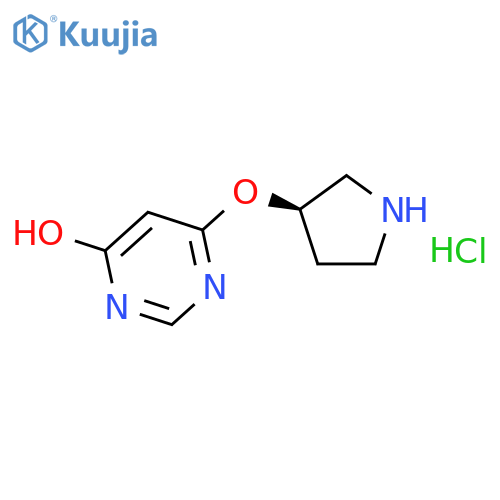 (R)-6-(Pyrrolidin-3-yloxy)pyrimidin-4-ol hydrochloride structure