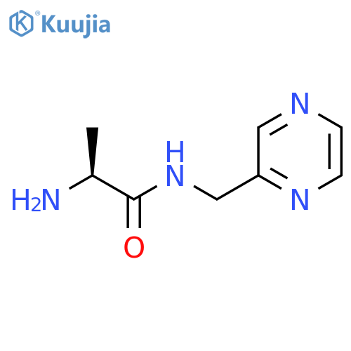 (S)-2-Amino-N-pyrazin-2-ylmethyl-propionamide structure