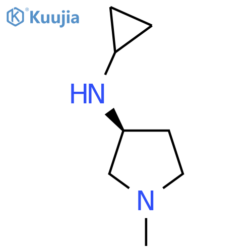 Cyclopropyl-((S)-1-methyl-pyrrolidin-3-yl)-amine structure