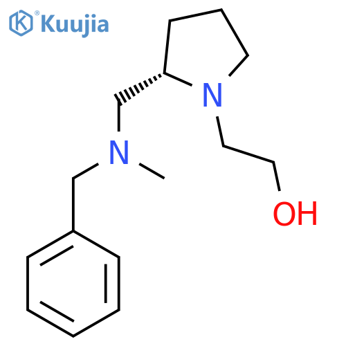 2-{(S)-2-[(Benzyl-methyl-amino)-methyl]-pyrrolidin-1-yl}-ethanol structure