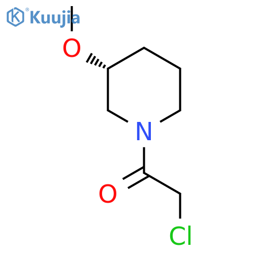2-Chloro-1-((R)-3-methoxy-piperidin-1-yl)-ethanone structure