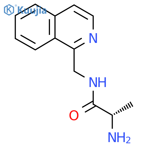 (S)-2-Amino-N-isoquinolin-1-ylmethyl-propionamide structure
