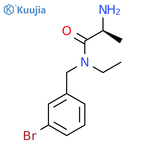 (S)-2-Amino-N-(3-bromo-benzyl)-N-ethyl-propionamide structure