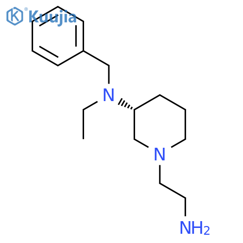 [(R)-1-(2-Amino-ethyl)-piperidin-3-yl]-benzyl-ethyl-amine structure