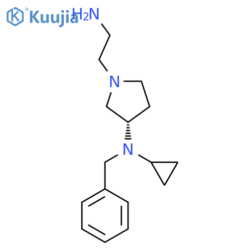 [(S)-1-(2-Amino-ethyl)-pyrrolidin-3-yl]-benzyl-cyclopropyl-amine structure